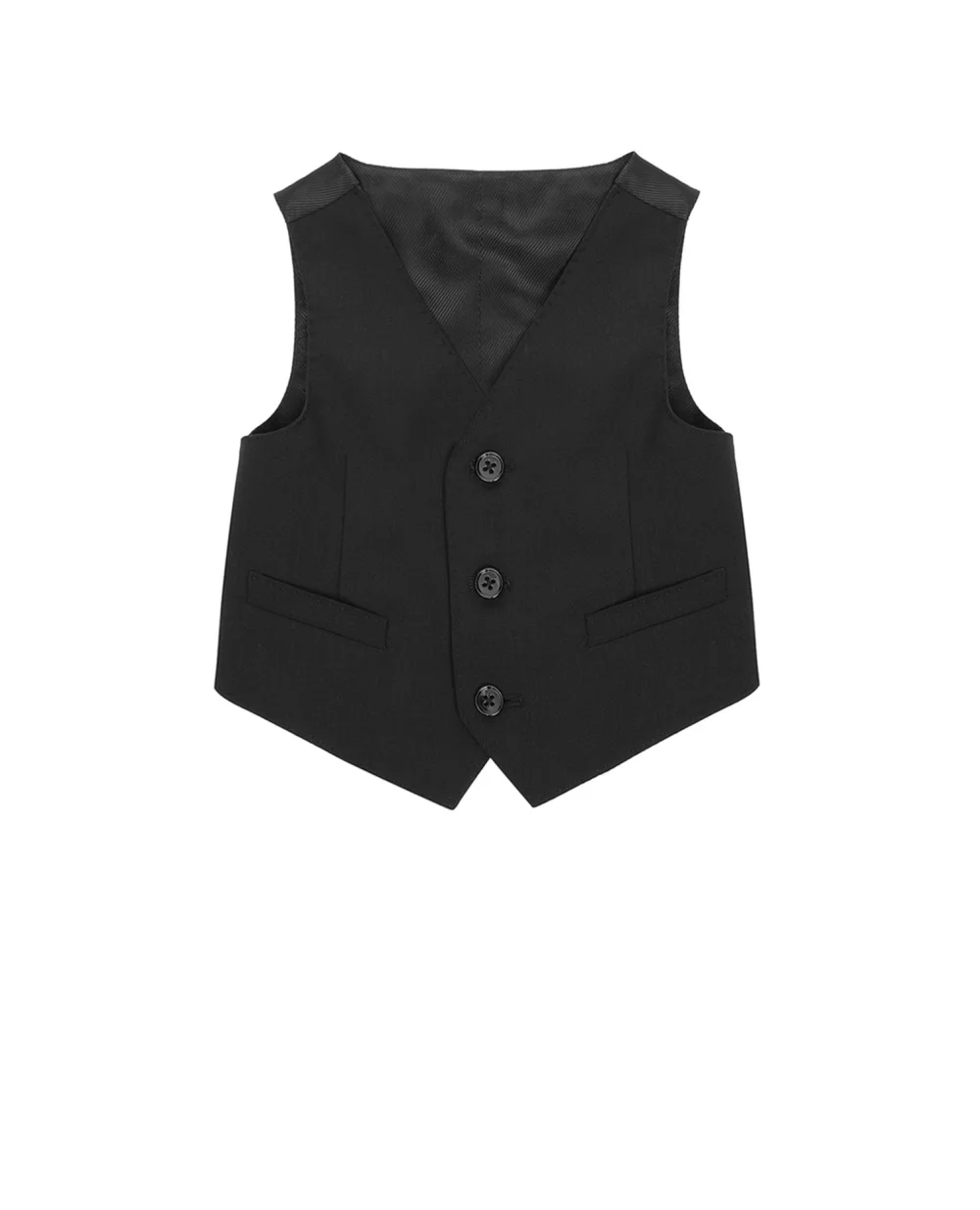 Дитячий жилет Dolce&Gabbana Kids L11V24-FUBBG, чорний колір • Купити в інтернет-магазині Kameron