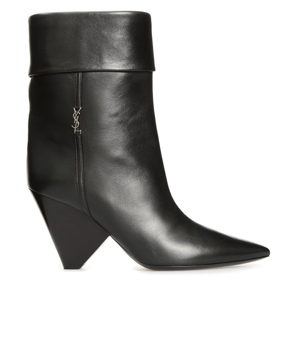 Кожаные ботильоны Niki Saint Laurent 678534-AAABA, черный цвет • Купить в интернет-магазине Kameron