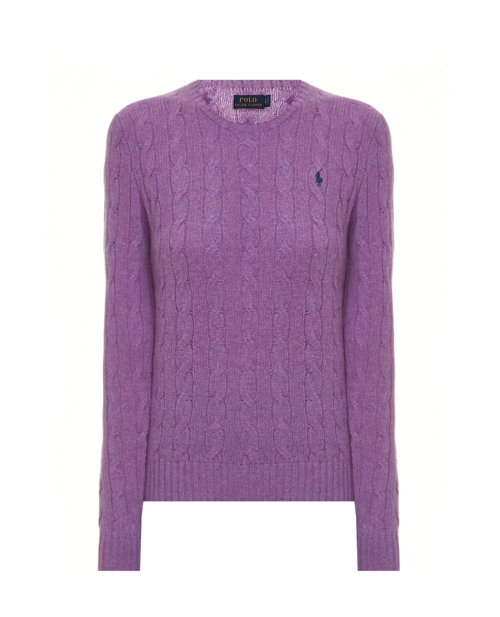 Шерстяной джемпер Polo Ralph Lauren 211525764067, сиреневый цвет • Купить в интернет-магазине Kameron
