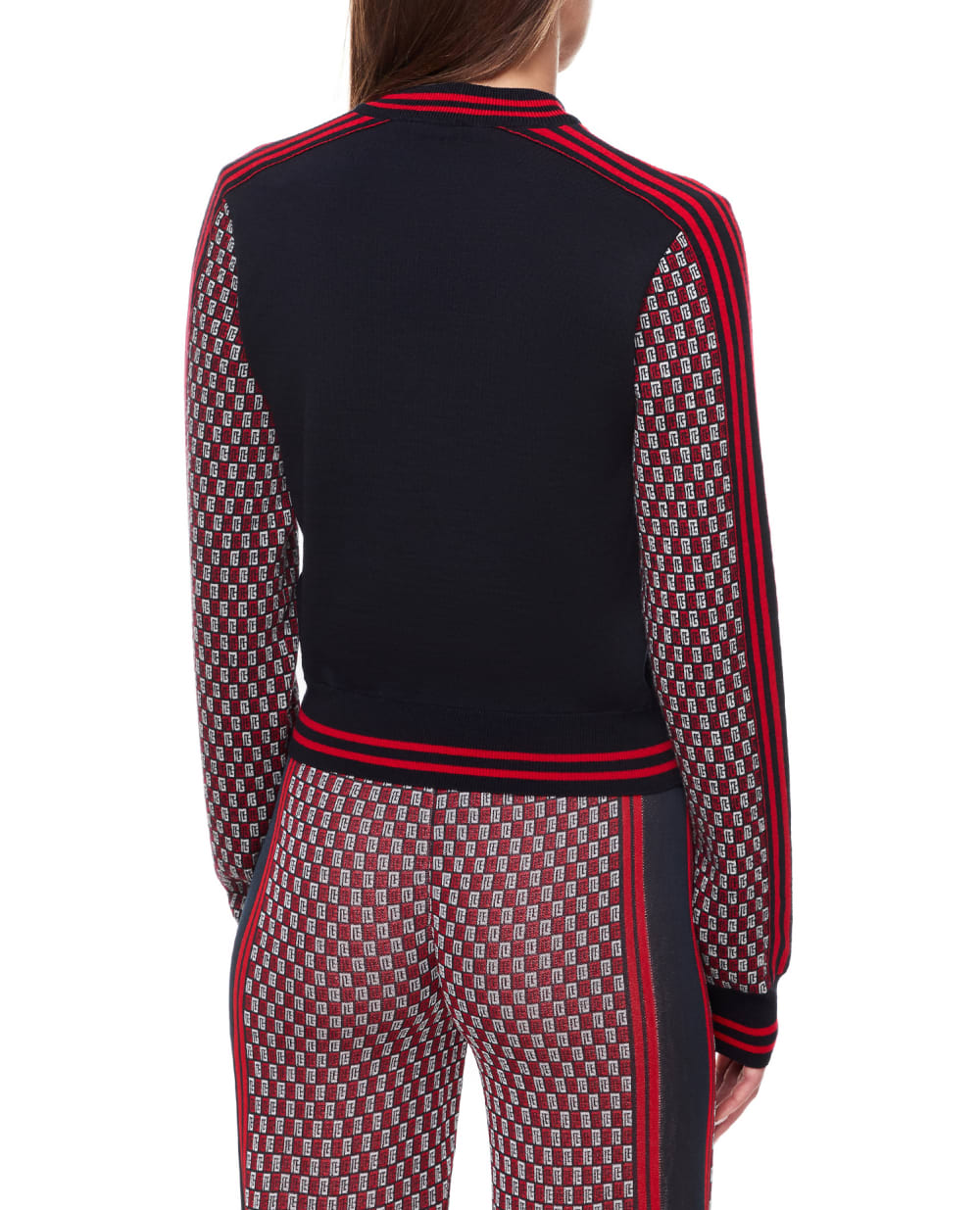 Шерстяной джемпер Balmain BF1KA003KE94, разноцветный цвет • Купить в интернет-магазине Kameron