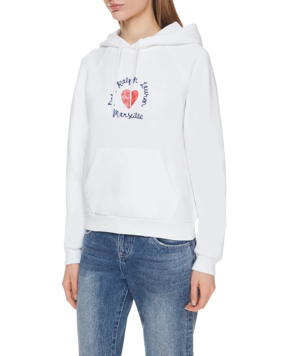 Худи Polo Ralph Lauren 211838109001, белый цвет • Купить в интернет-магазине Kameron