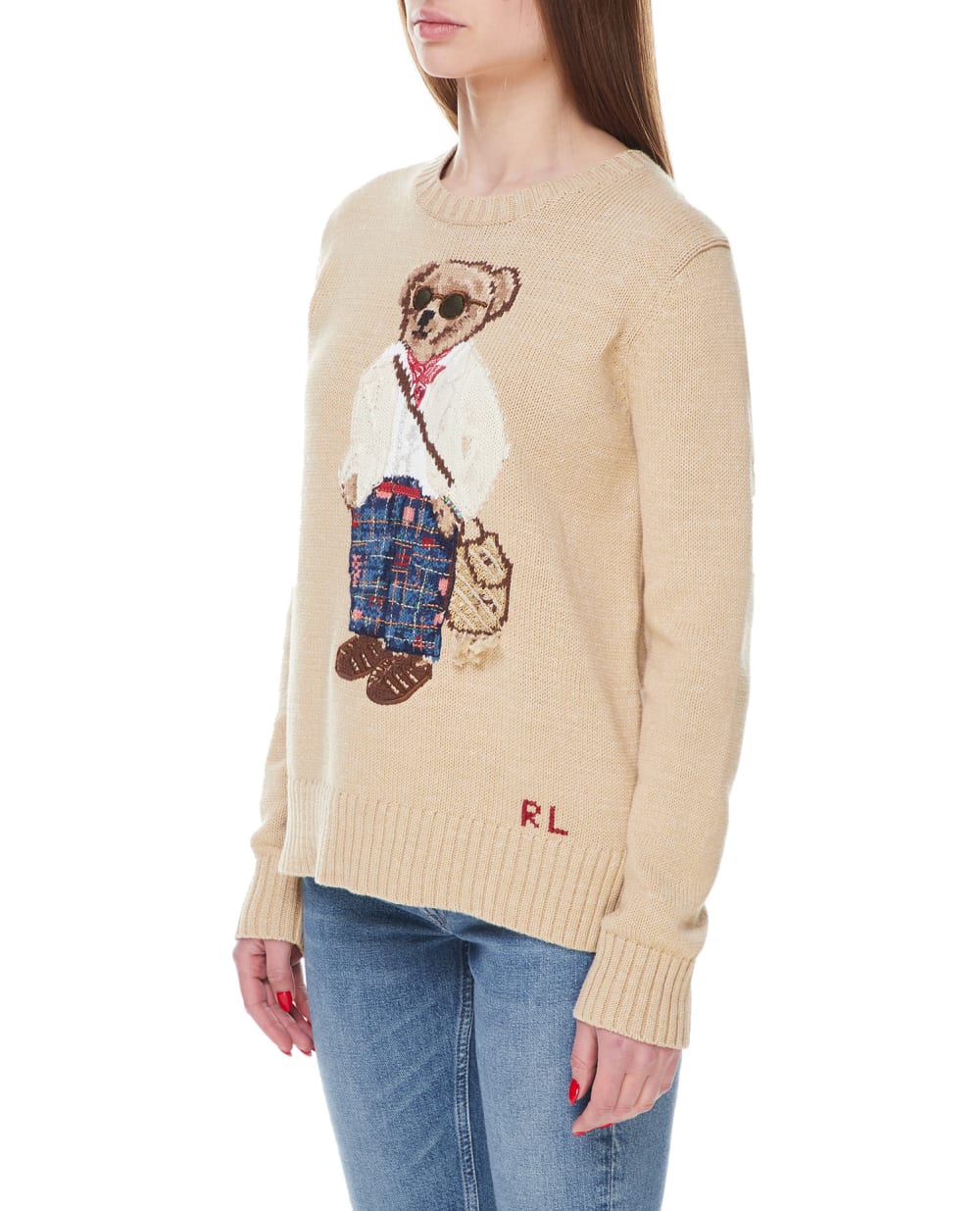 Джемпер Polo Bear Polo Ralph Lauren 211891880001, бежевый цвет • Купить в интернет-магазине Kameron