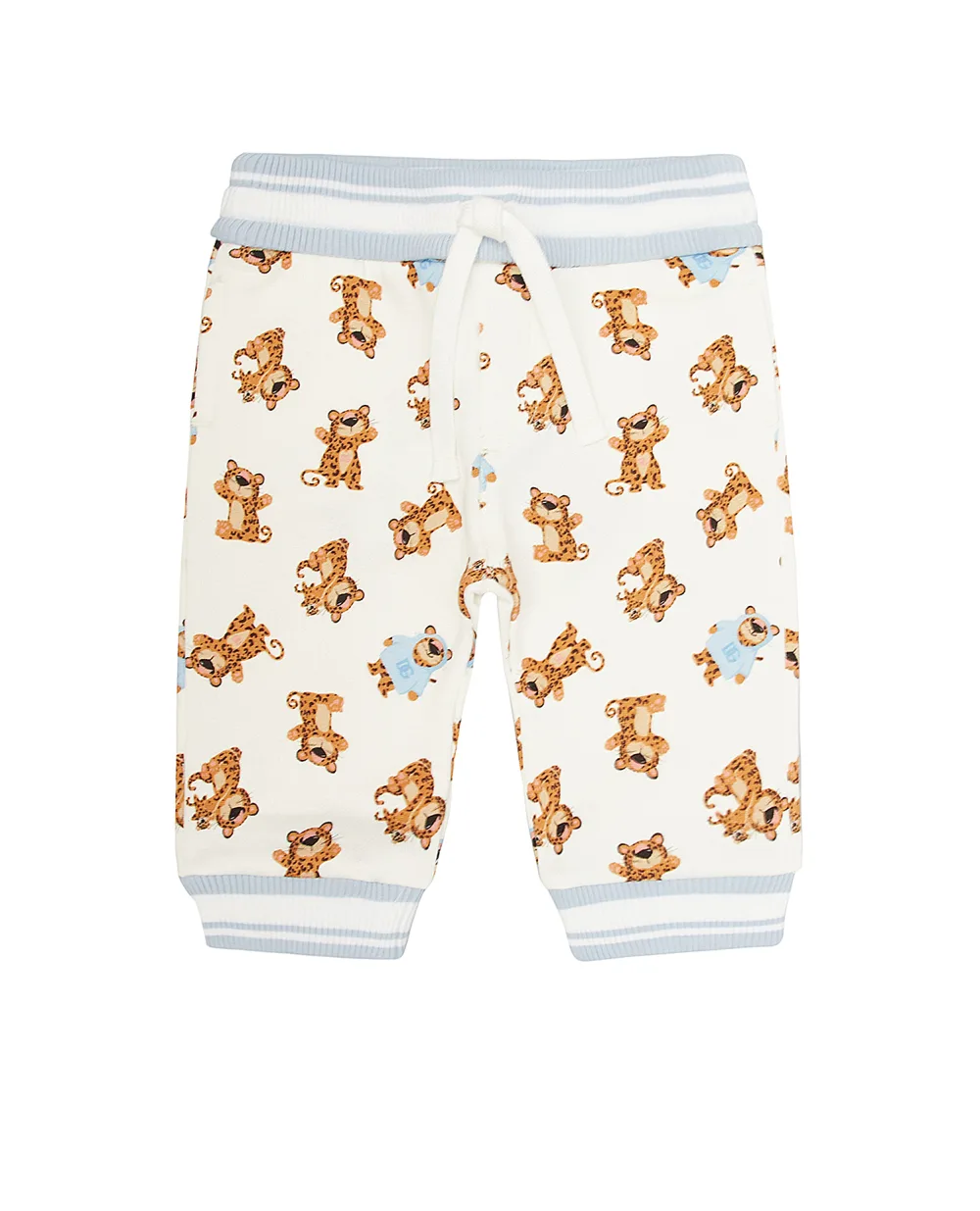 Детские спортивные брюки (костюм) Dolce&Gabbana Kids L1JPGP-G7GXO, белый цвет • Купить в интернет-магазине Kameron