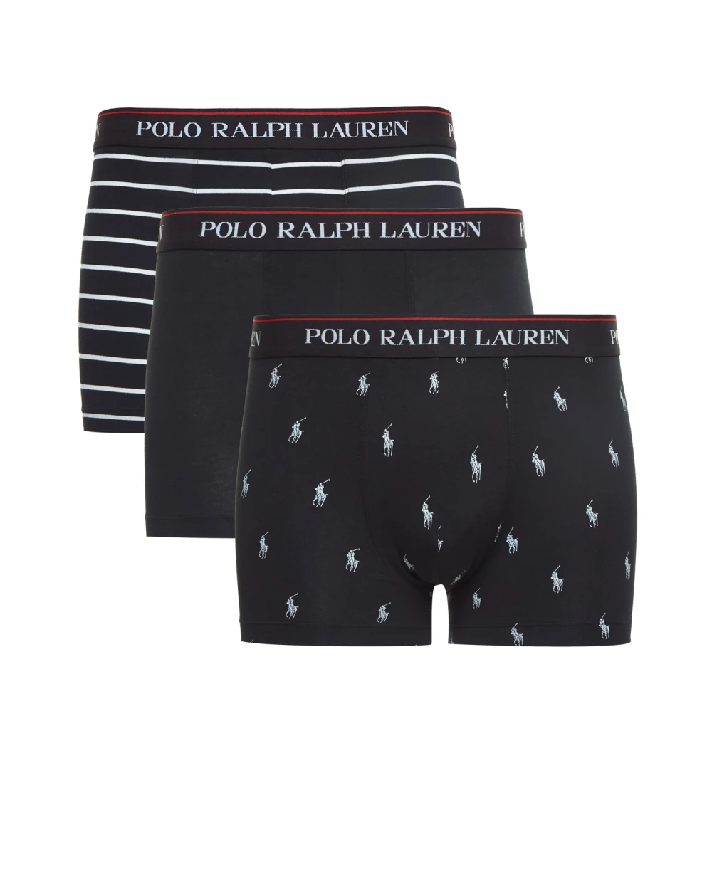 Боксери (3 шт) Polo Ralph Lauren 714830299009, чорний колір • Купити в інтернет-магазині Kameron