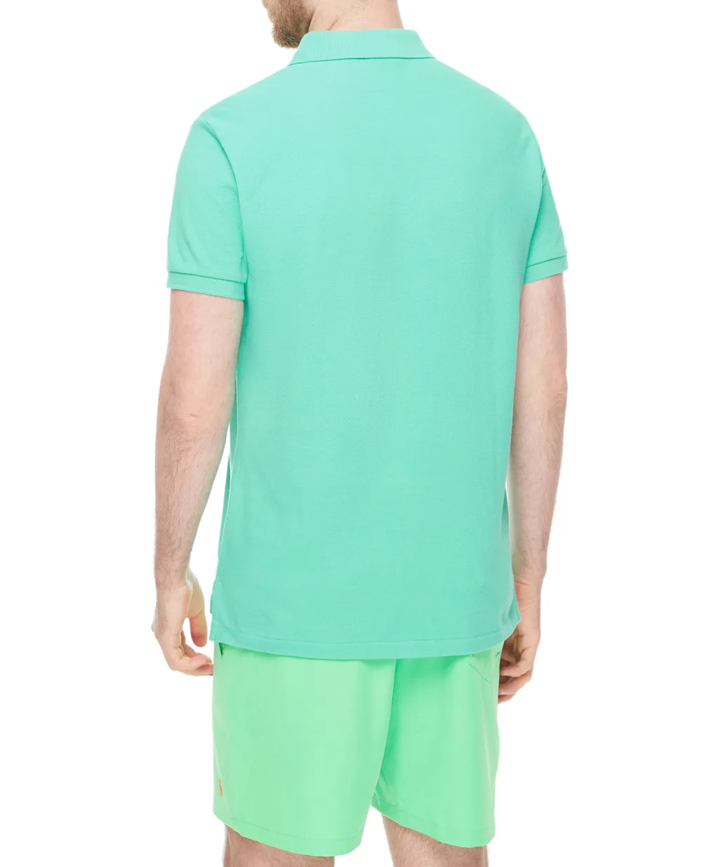 Поло Mesh Polo Ralph Lauren 710680784323, зеленый цвет • Купить в интернет-магазине Kameron