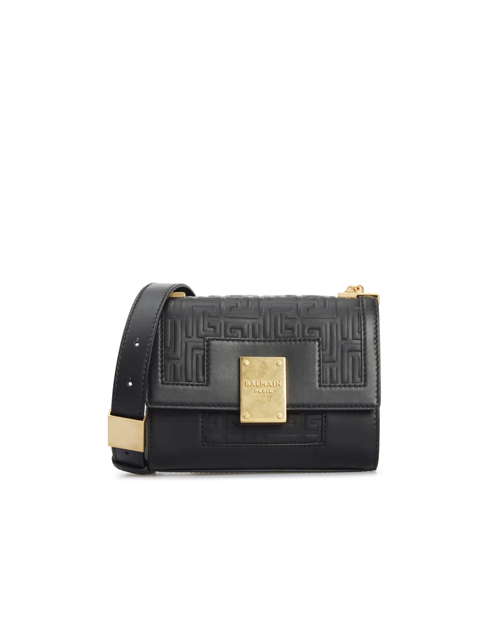 Кожаная сумка 1945 Balmain WN1BJ651LESP, черный цвет • Купить в интернет-магазине Kameron