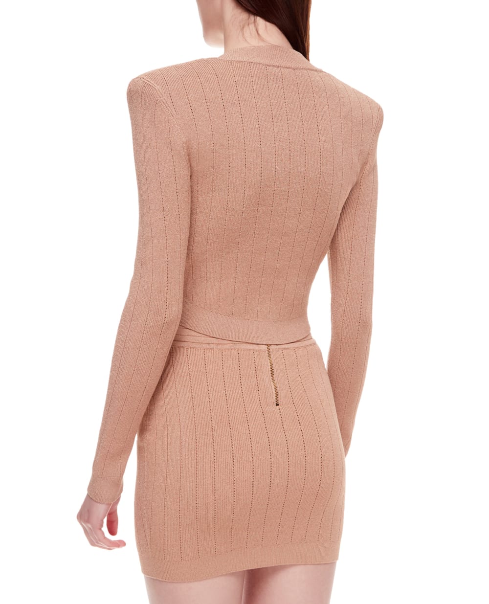 Кардиган Balmain XF1KL001KB07, бежевый цвет • Купить в интернет-магазине Kameron