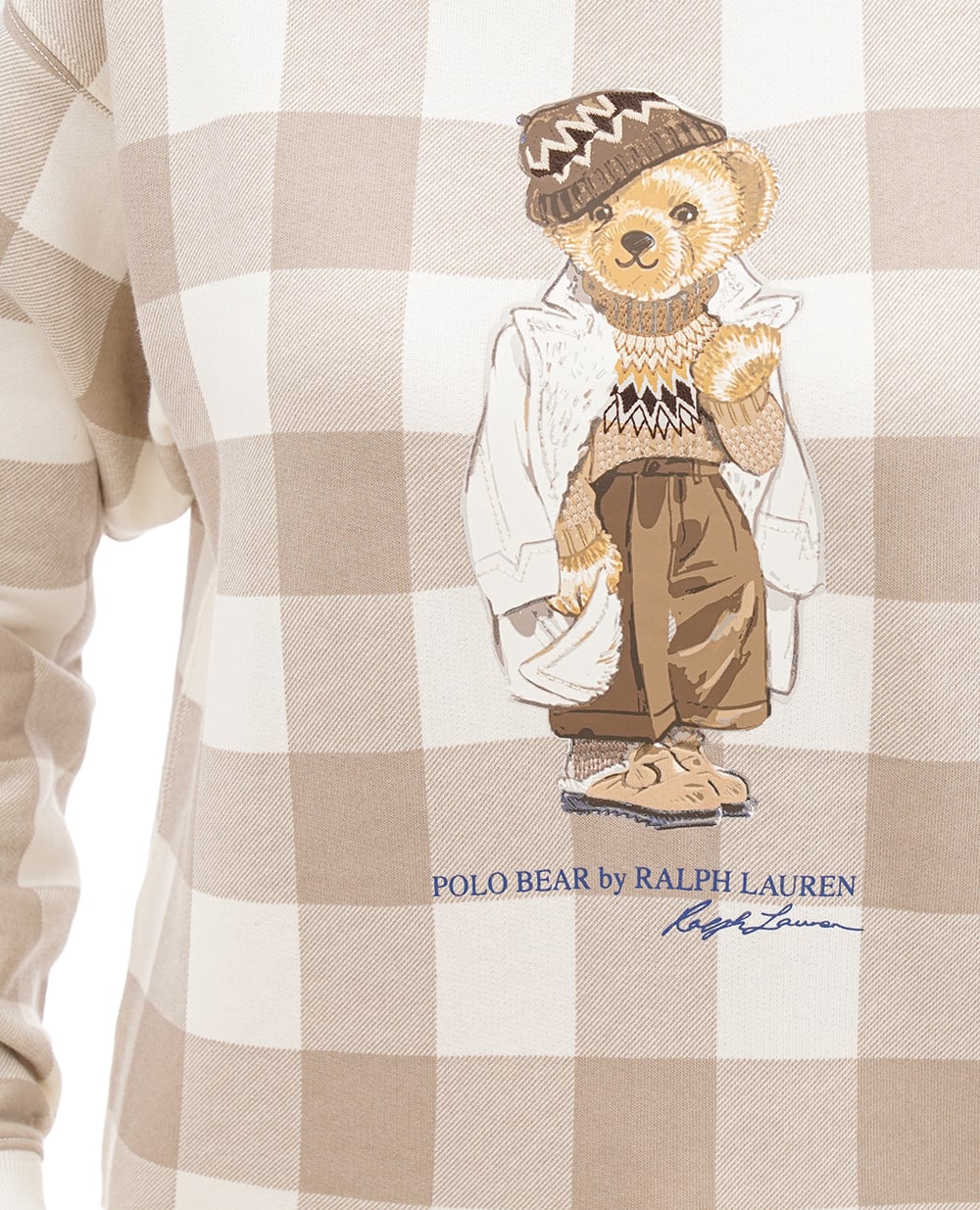 Худи Polo Bear Polo Ralph Lauren 211916133001, молочный цвет • Купить в интернет-магазине Kameron