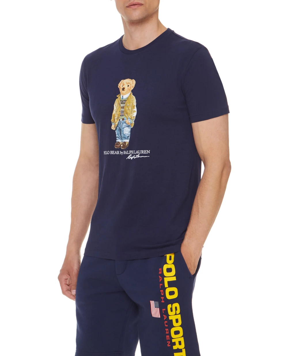 Футболка Polo Ralph Lauren 710835761001, синий цвет • Купить в интернет-магазине Kameron