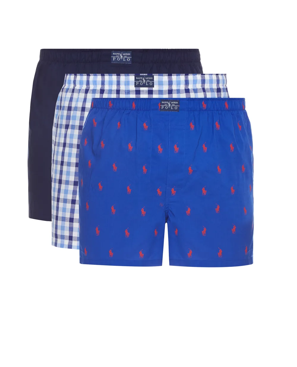 Боксеры (3 шт) Polo Ralph Lauren 714610864023, разноцветный цвет • Купить в интернет-магазине Kameron