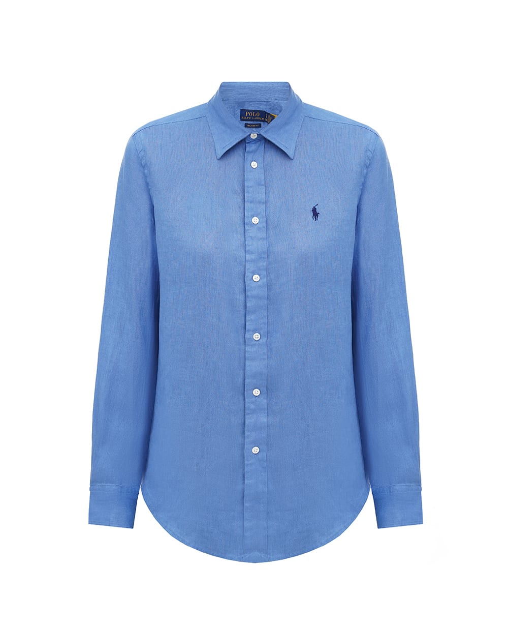Льняная рубашка Polo Ralph Lauren 211920516018, синий цвет • Купить в интернет-магазине Kameron