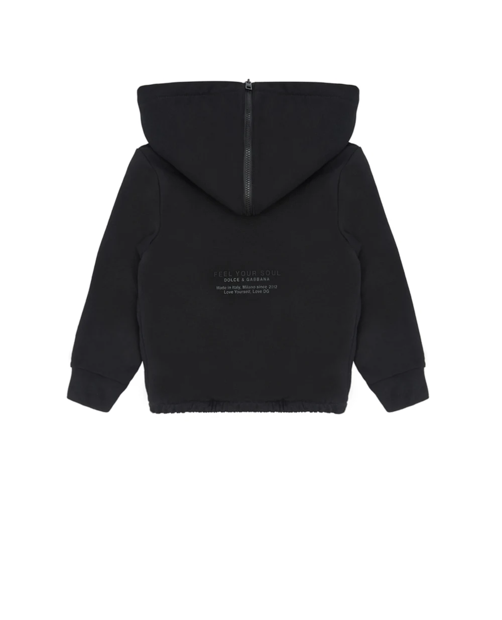 Худи Dolce&Gabbana Kids L4JWAA-G7YGW-S, черный цвет • Купить в интернет-магазине Kameron