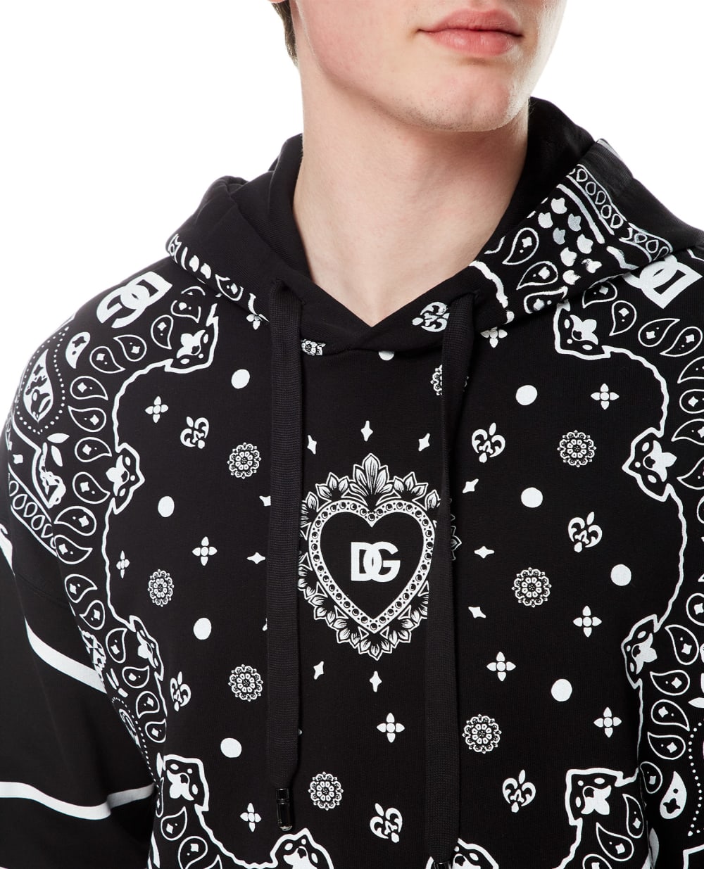Худи Dolce&Gabbana G9XN7T-G7C9Z, черный цвет • Купить в интернет-магазине Kameron