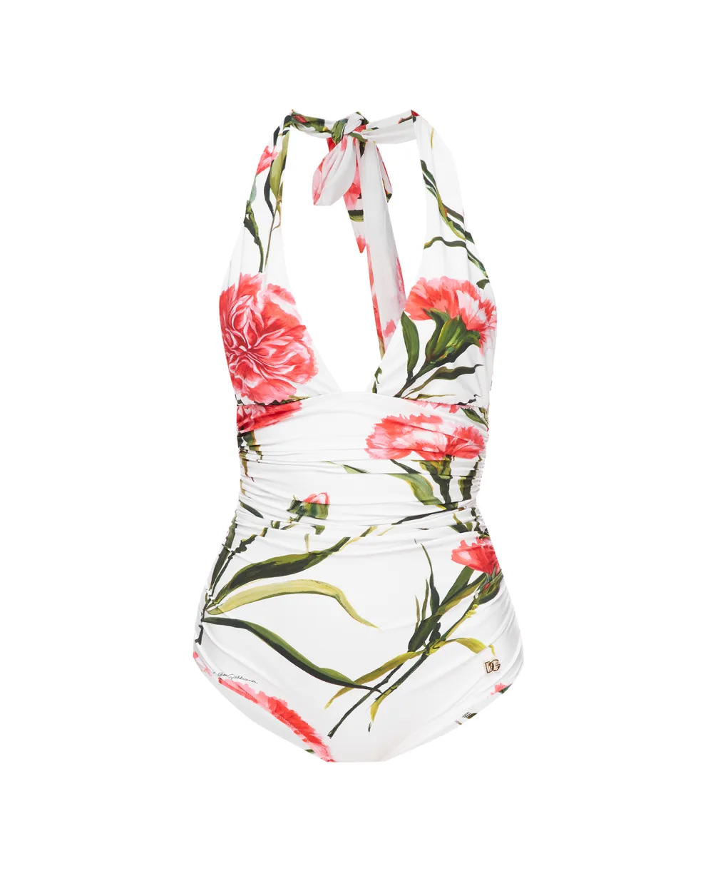 Купальник Dolce&Gabbana O9A06J-FSG6U, белый цвет • Купить в интернет-магазине Kameron