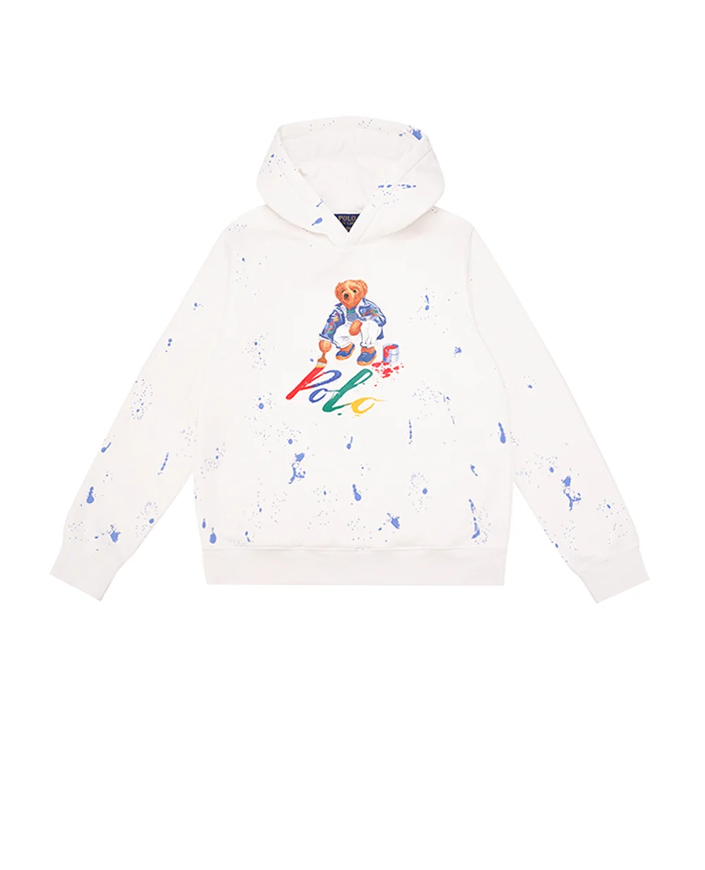 Детское худи Polo Bear Polo Ralph Lauren Kids 323925582001, белый цвет • Купить в интернет-магазине Kameron