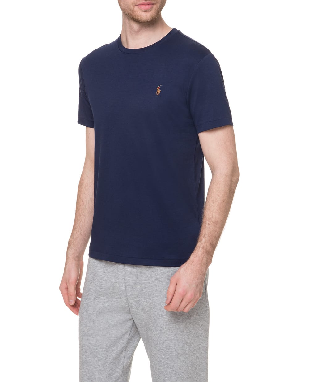 Футболка Polo Ralph Lauren 710740727003, темно-синий цвет • Купить в интернет-магазине Kameron