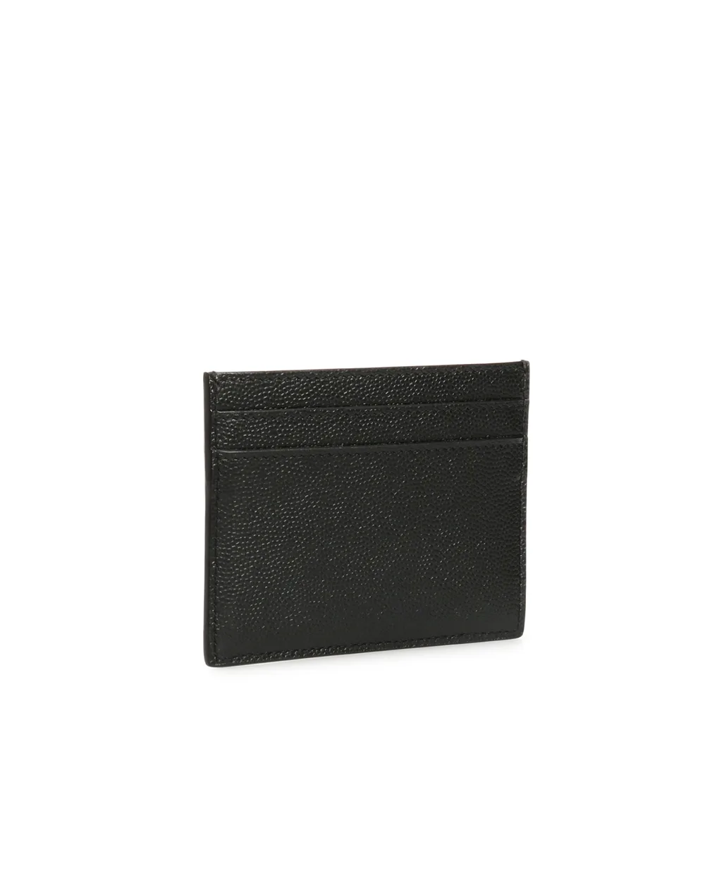 Кожаная визитница Saint Laurent 375946-BTY0N-, черный цвет • Купить в интернет-магазине Kameron