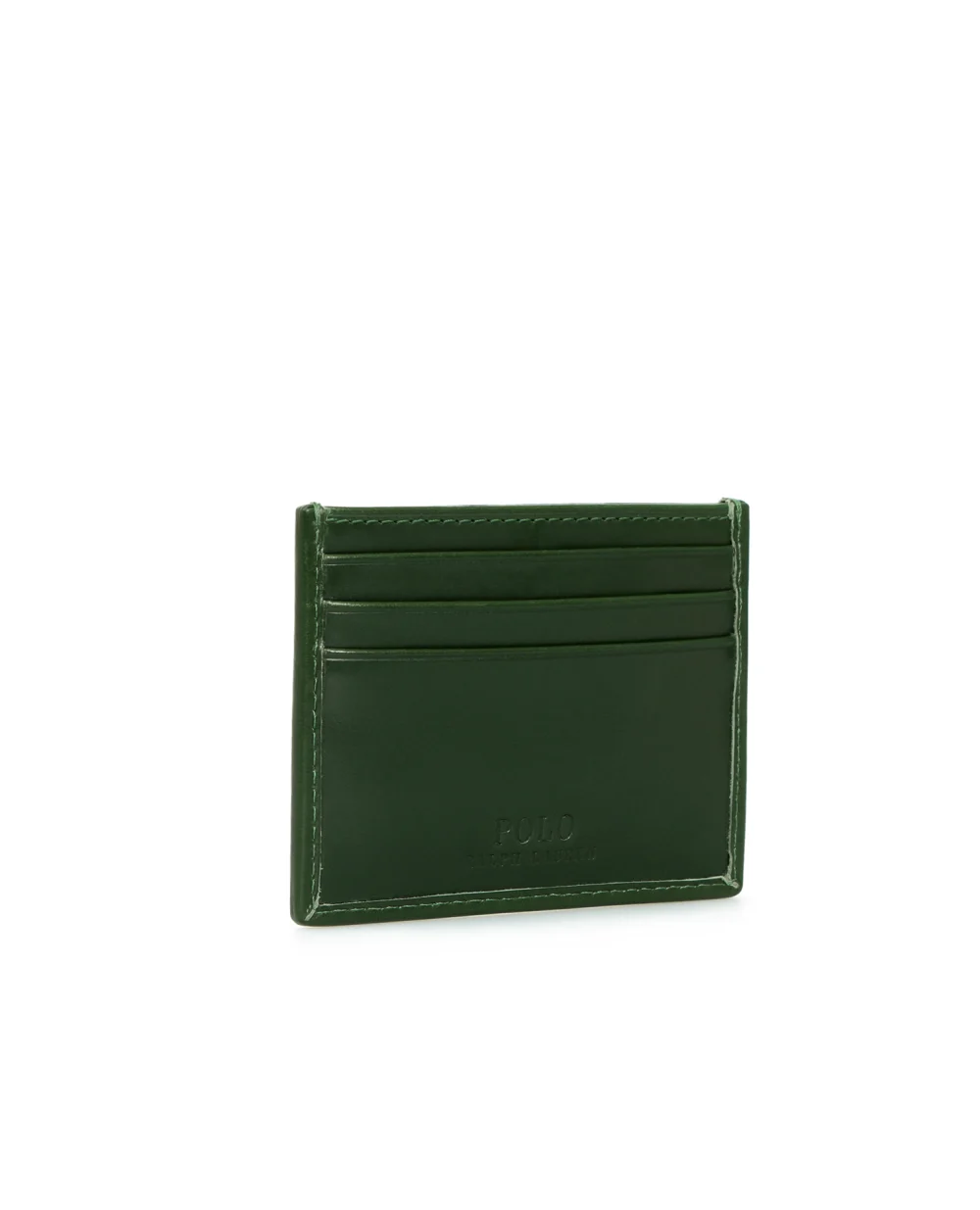 Кожаная визитница Polo Ralph Lauren 405851432001, зеленый цвет • Купить в интернет-магазине Kameron