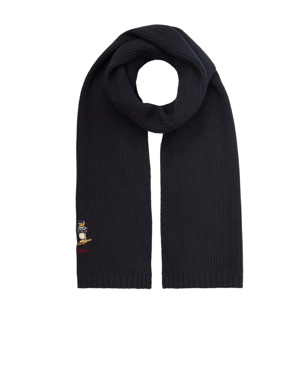 Шарф Polo Ralph Lauren 449853942001, синий цвет • Купить в интернет-магазине Kameron