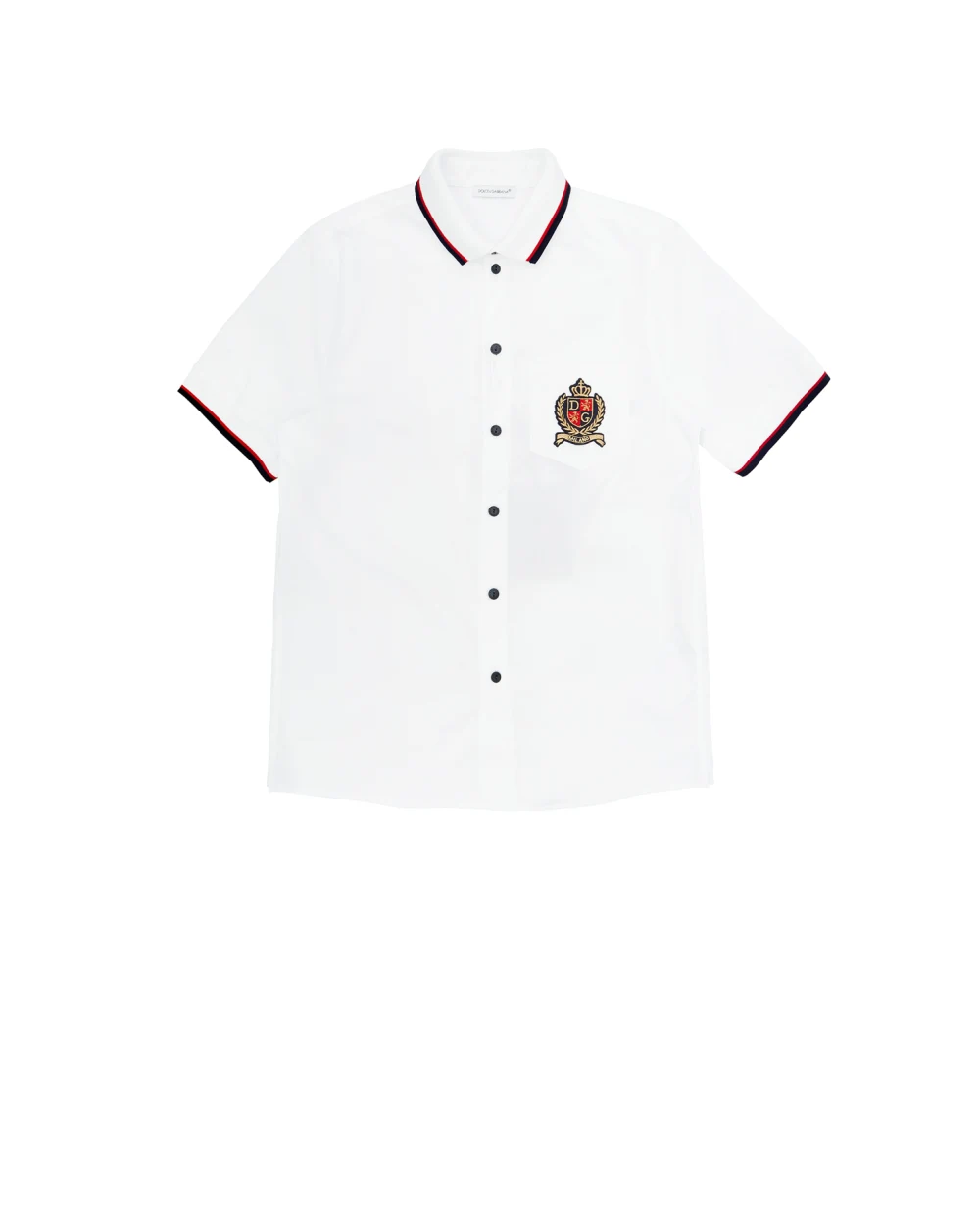 Детская рубашка Dolce&Gabbana Kids L43S43-G7BHT-B, белый цвет • Купить в интернет-магазине Kameron