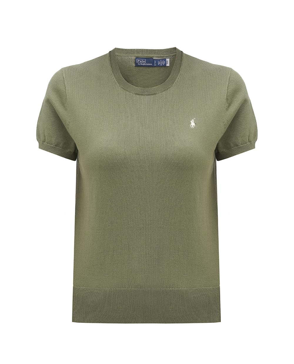 Джемпер с короткими рукавами Polo Ralph Lauren 211891673016, оливковый цвет • Купить в интернет-магазине Kameron