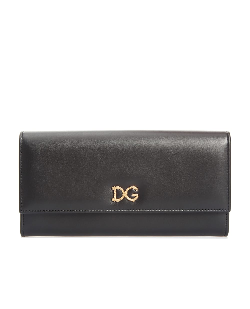 Кожаный кошелек Dolce&Gabbana BI0087-AX121, черный цвет • Купить в интернет-магазине Kameron