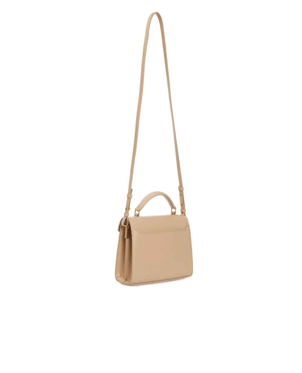 Кожаная сумка Cassandra Mini Saint Laurent 623930-BOW0W-, бежевый цвет • Купить в интернет-магазине Kameron
