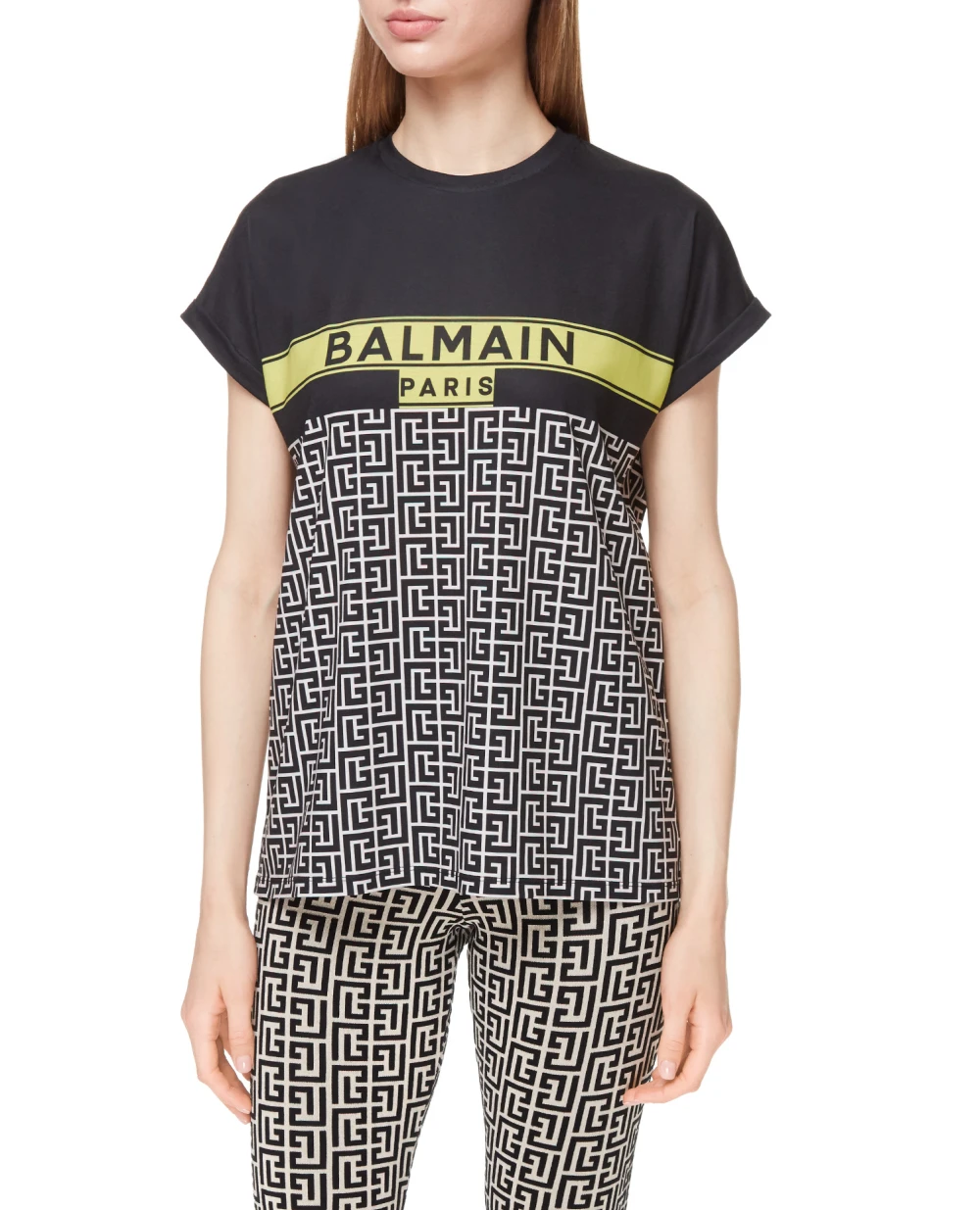 Футболка Balmain VF0EF010B033, черный цвет • Купить в интернет-магазине Kameron