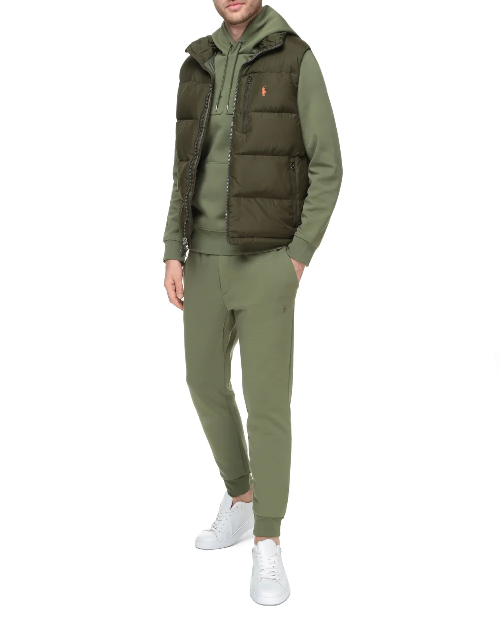 Пуховой жилет Polo Ralph Lauren 710825872006, зеленый цвет • Купить в интернет-магазине Kameron