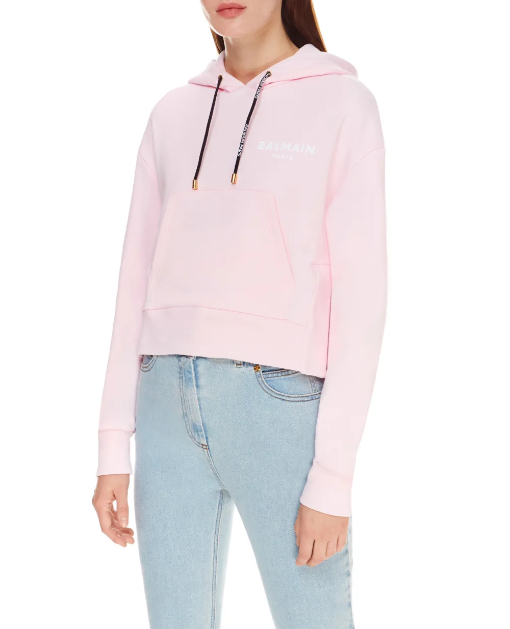 Худи Balmain WF1JP000B013, розовый цвет • Купить в интернет-магазине Kameron