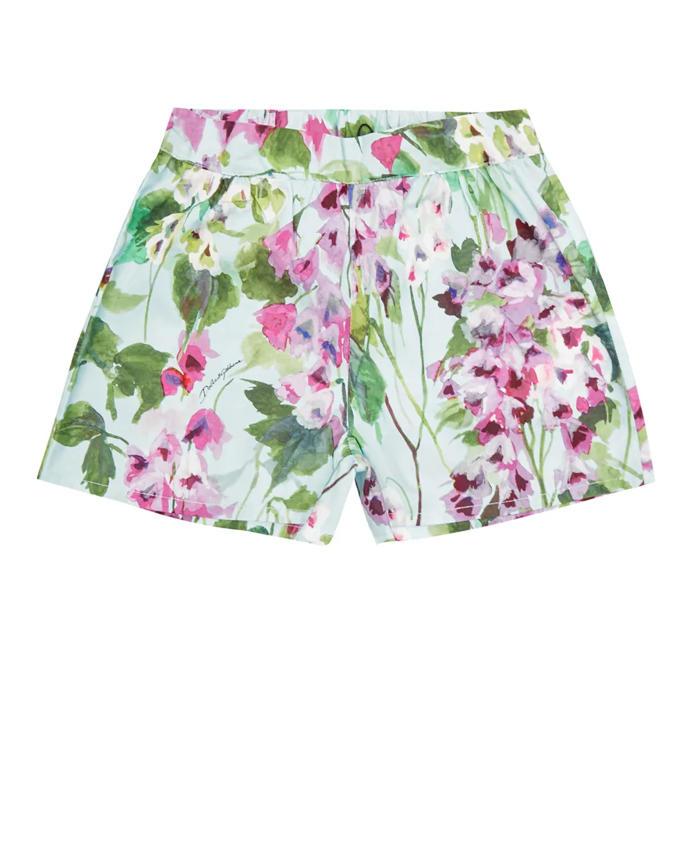Детские шорты Dolce&Gabbana Kids L52Q94-HS5MG-S, голубой цвет • Купить в интернет-магазине Kameron