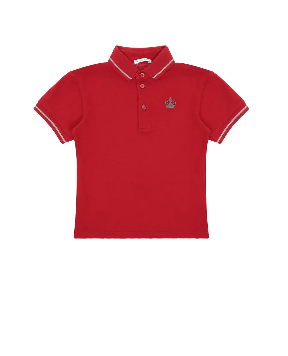 Поло Dolce&Gabbana Kids L4JT0S-G7FUW-B, красный цвет • Купить в интернет-магазине Kameron