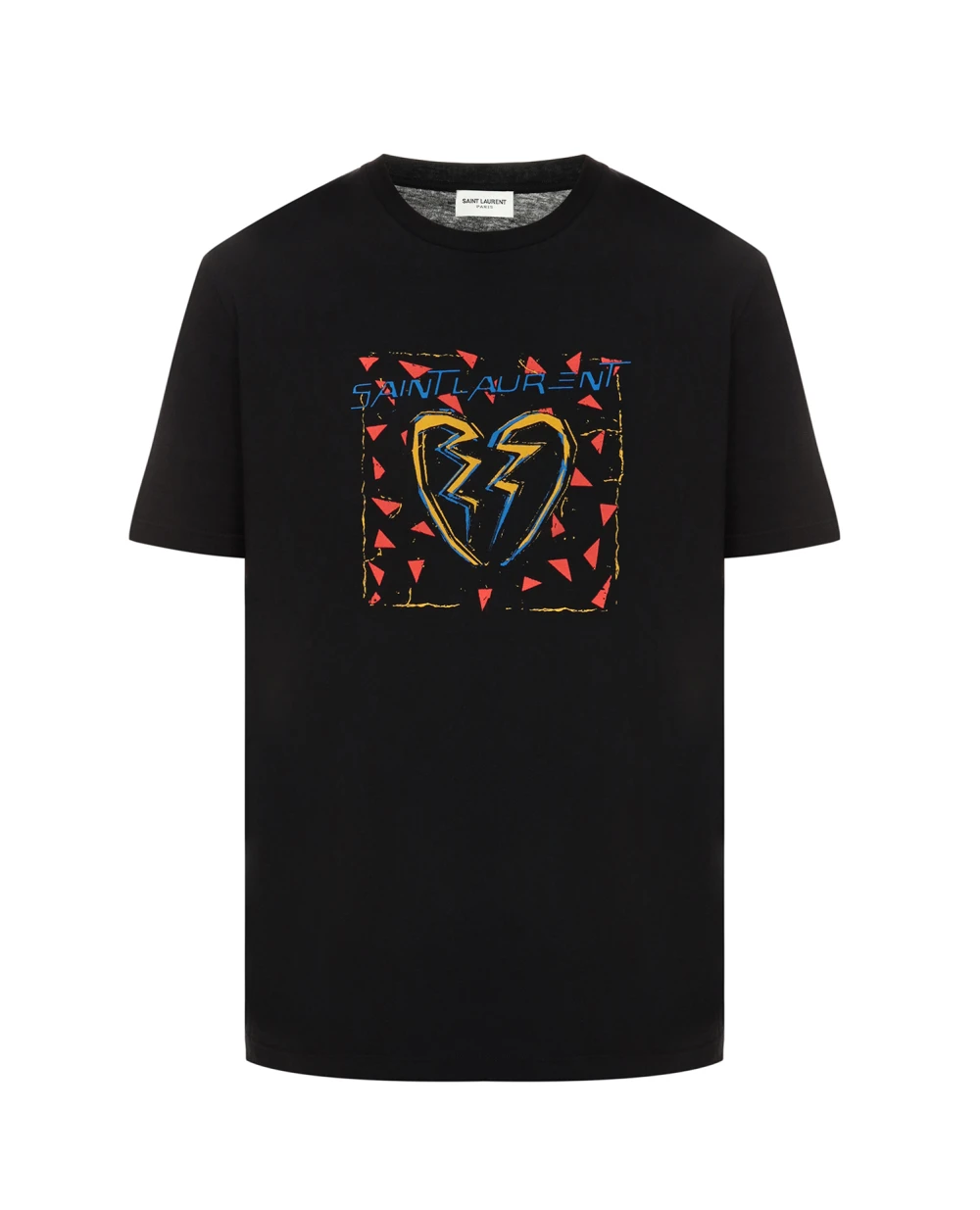 Футболка Saint Laurent 631805-YBVV2-, черный цвет • Купить в интернет-магазине Kameron