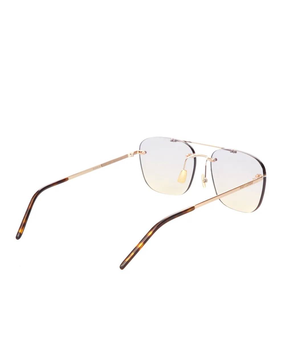 Солнцезащитные очки Saint Laurent 679559-Y9902, золотой цвет • Купить в интернет-магазине Kameron