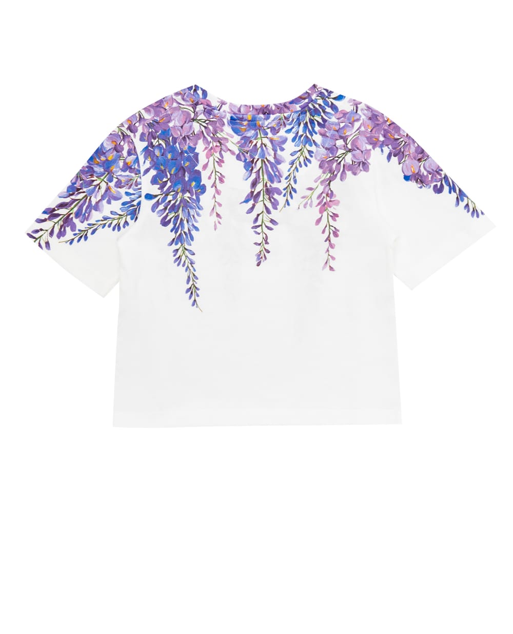 Детская футболка Dolce&Gabbana Kids L5JTAZ-G7CF7-S, белый цвет • Купить в интернет-магазине Kameron