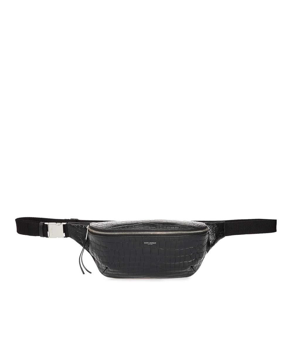 Кожаная поясная сумка Marsupio Saint Laurent 505671-DZEKE, черный цвет • Купить в интернет-магазине Kameron