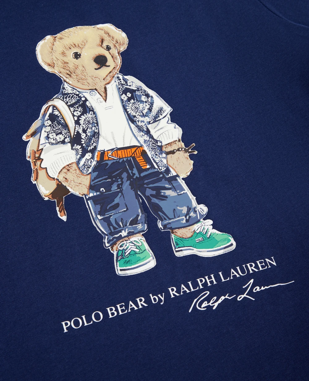 Детская футболка Polo Bear Polo Ralph Lauren Kids 320853828018, синий цвет • Купить в интернет-магазине Kameron