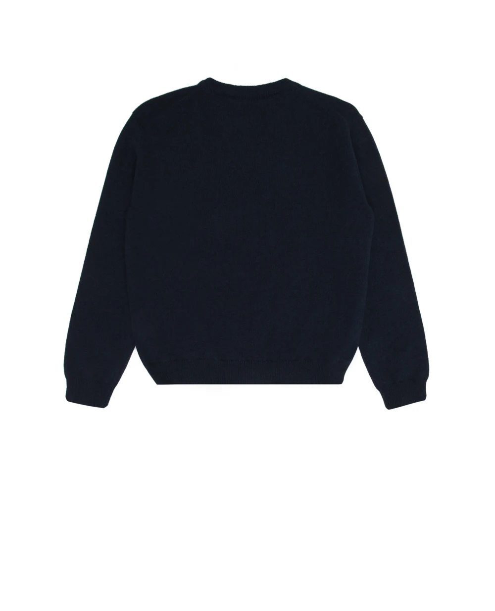 Детский кашемировый джемпер Dolce&Gabbana Kids L4KW22-JAW00-S, темно-синий цвет • Купить в интернет-магазине Kameron