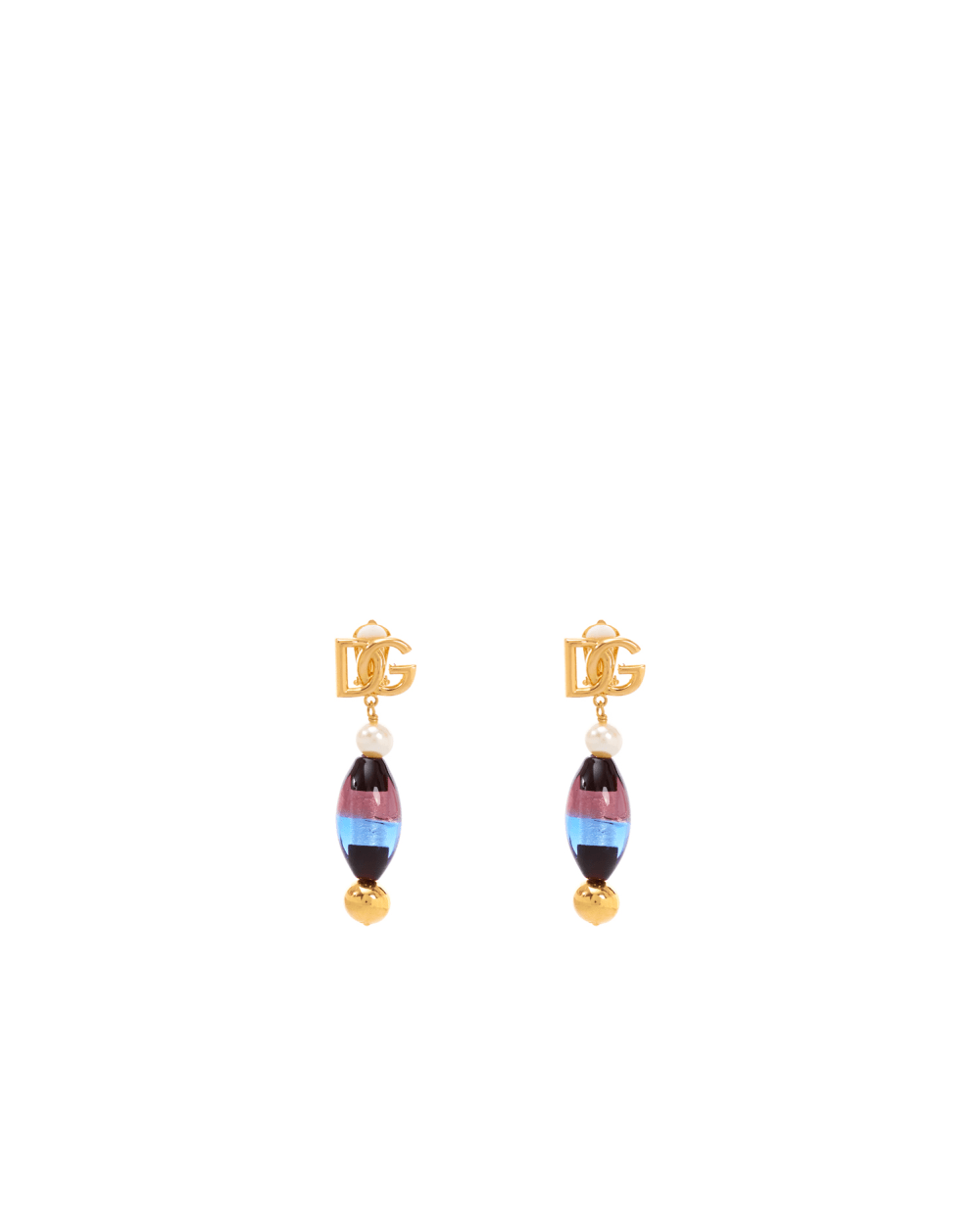 Клипсы Dolce&Gabbana WEO2S4-W1111, золотой цвет • Купить в интернет-магазине Kameron