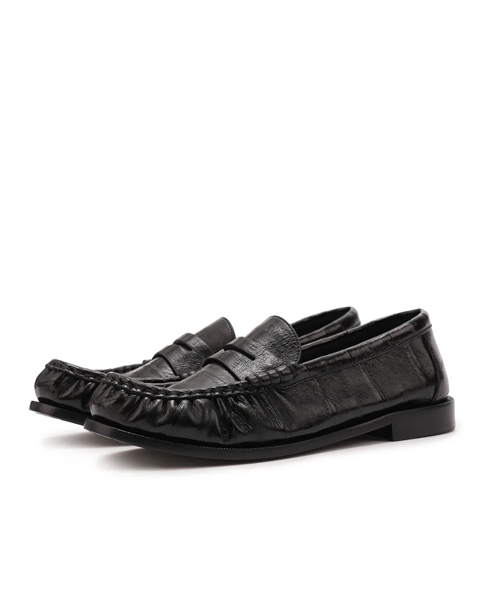 Лофери Le Loafer Saint Laurent 766879-0WXAK, чорний колір • Купити в інтернет-магазині Kameron
