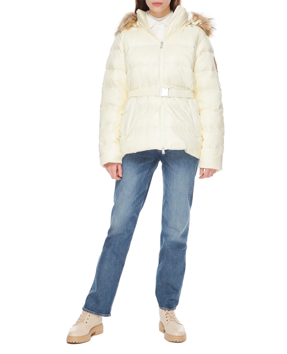 Пуховик Polo Ralph Lauren 211872288003, белый цвет • Купить в интернет-магазине Kameron