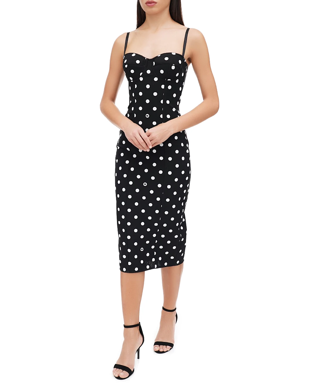 Платье Dolce&Gabbana F6JJYT-FSUBH, черный цвет • Купить в интернет-магазине Kameron