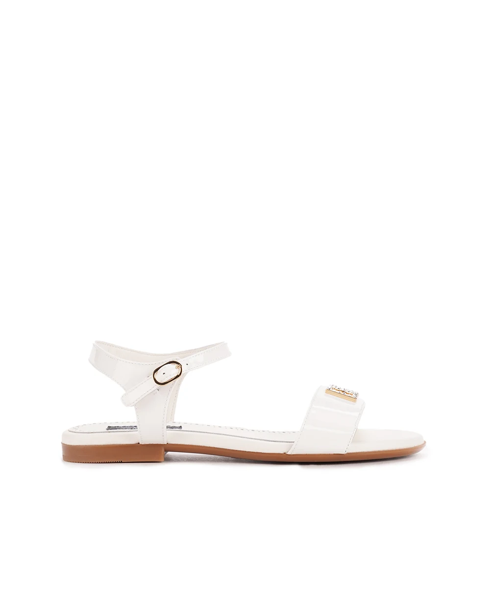 Детские босоножки Dolce&Gabbana Kids D11048-A1153-M, белый цвет • Купить в интернет-магазине Kameron