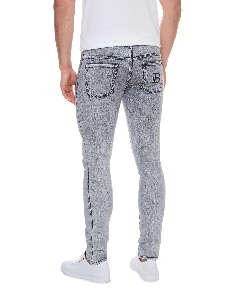 Джинсы Balmain VH0MG000136D, серый цвет • Купить в интернет-магазине Kameron