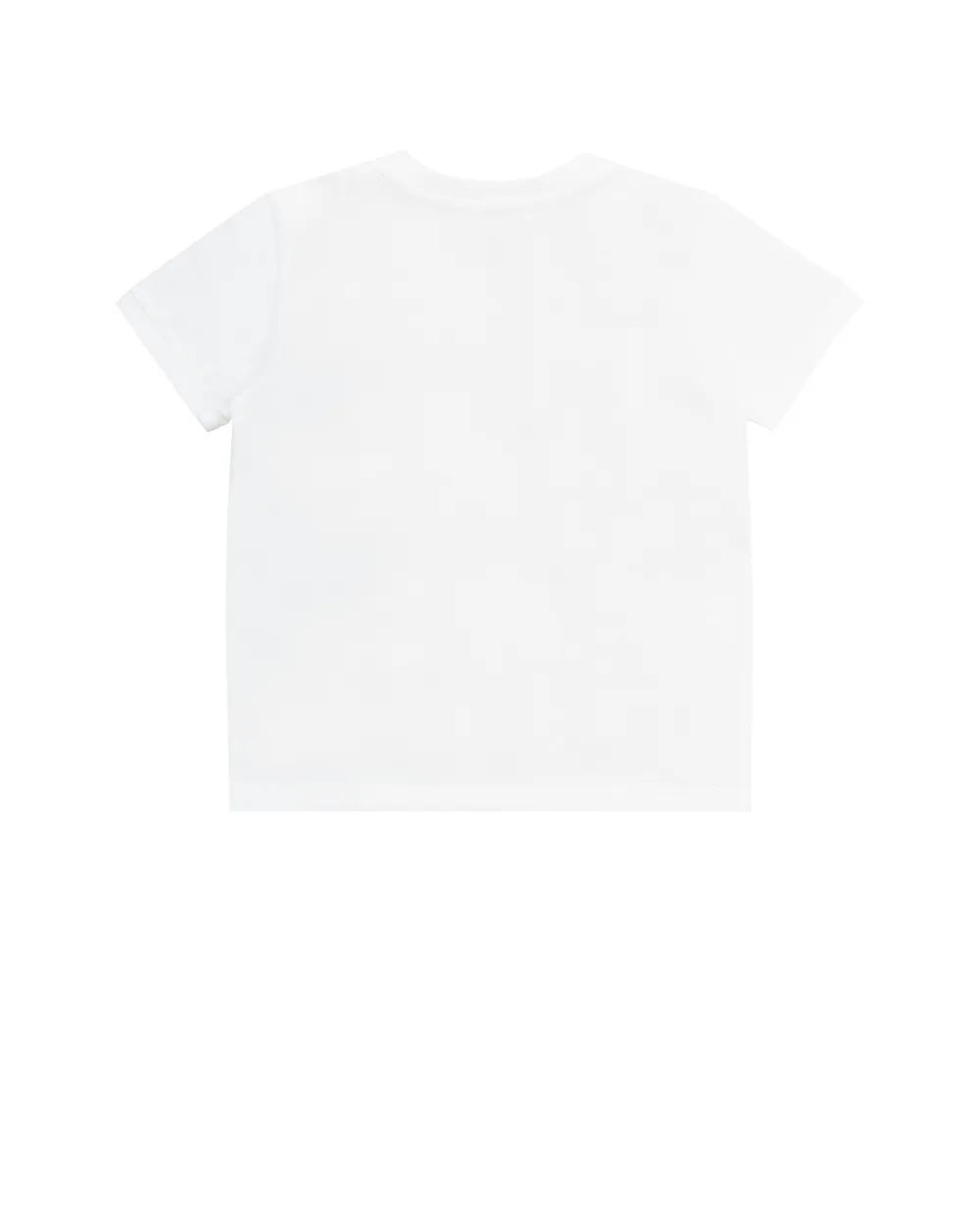 Детская футболка Dolce&Gabbana Kids L2JTHZ-G7CF9, белый цвет • Купить в интернет-магазине Kameron