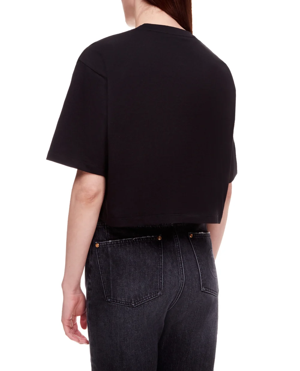 Футболка Balmain XF1EE020BB02, черный цвет • Купить в интернет-магазине Kameron
