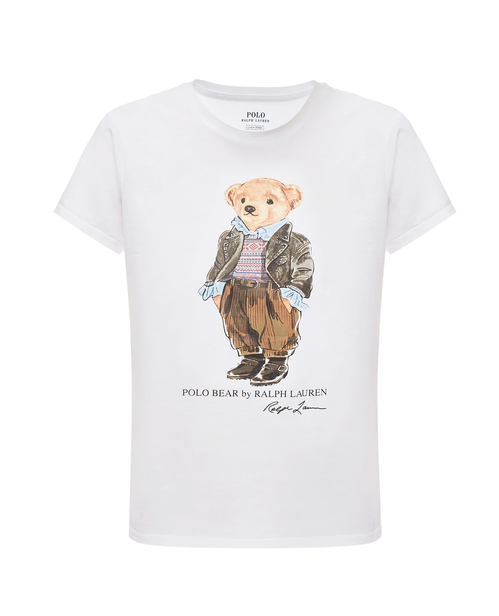 Футболка Polo Ralph Lauren 211814474001, белый цвет • Купить в интернет-магазине Kameron