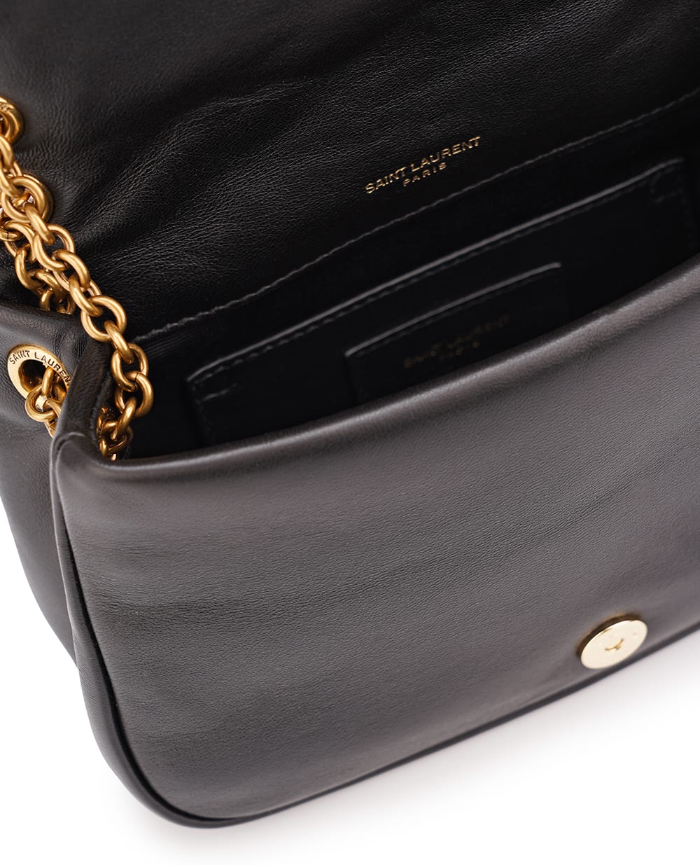 Кожаная сумка Jamie 4.3 Mini Saint Laurent 766754-AAB32, черный цвет • Купить в интернет-магазине Kameron