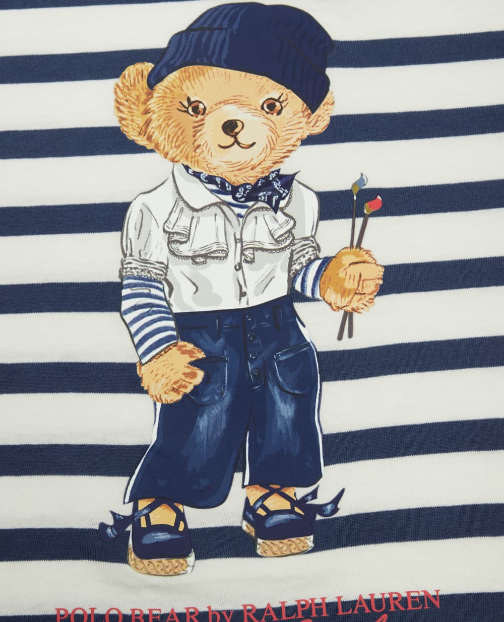 Детская футболка Polo Bear Polo Ralph Lauren Kids 311891323001, белый цвет • Купить в интернет-магазине Kameron