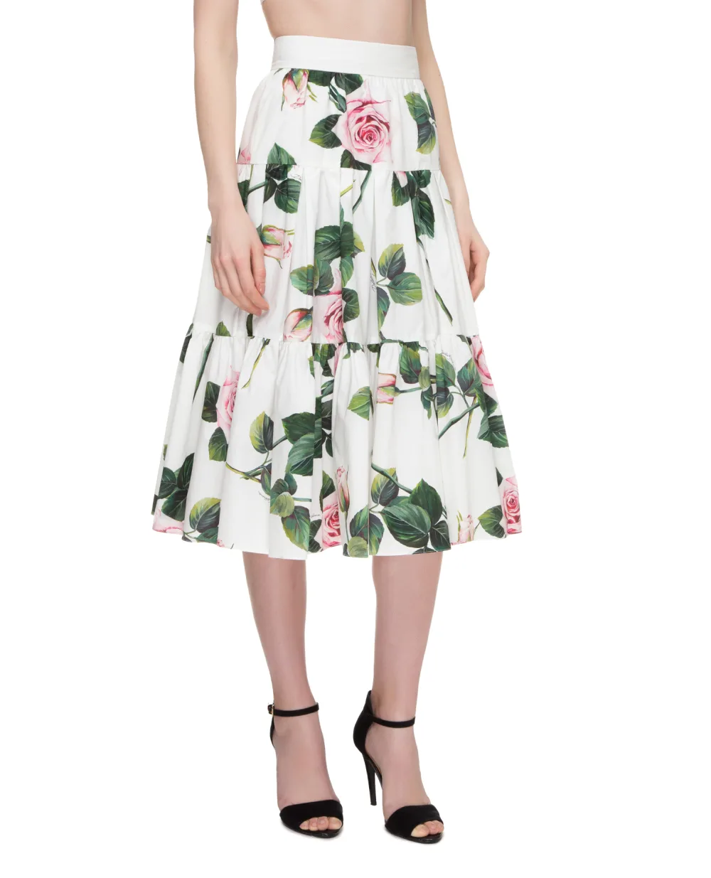 Юбка Dolce&Gabbana F4BM0T-HS5FZ, белый цвет • Купить в интернет-магазине Kameron